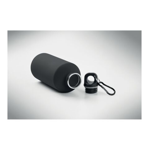 Einwandige Trinkflasche 500ml schwarz