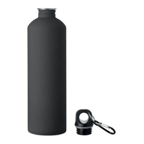 Einwandige Trinkflasche 750 ml schwarz