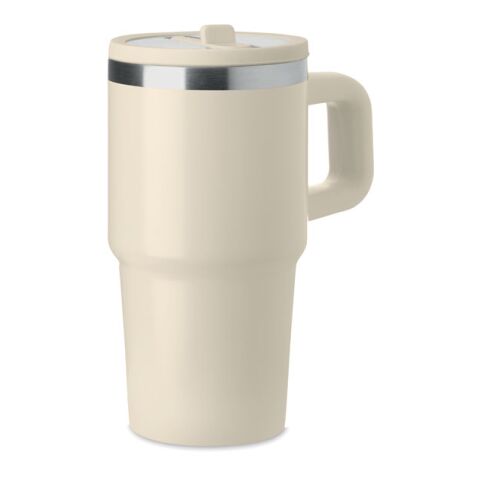 Doppelwandiger Trinkbecher 500ml beige
