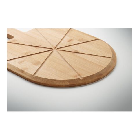 Pizza-Set Bambus holzfarben