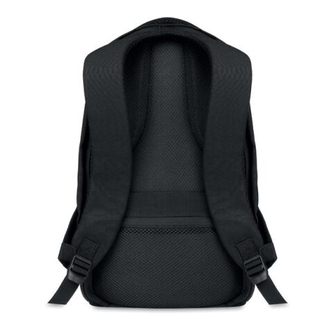 Rucksack 600D RPET mit Laptopfach schwarz | ohne Werbeanbringung | Nicht verfügbar | Nicht verfügbar | Nicht verfügbar