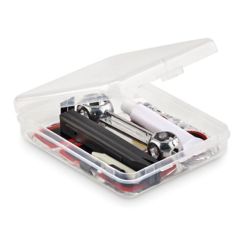 Fahrrad-Reparaturset mit PP-Box transparent | ohne Werbeanbringung | Nicht verfügbar | Nicht verfügbar | Nicht verfügbar