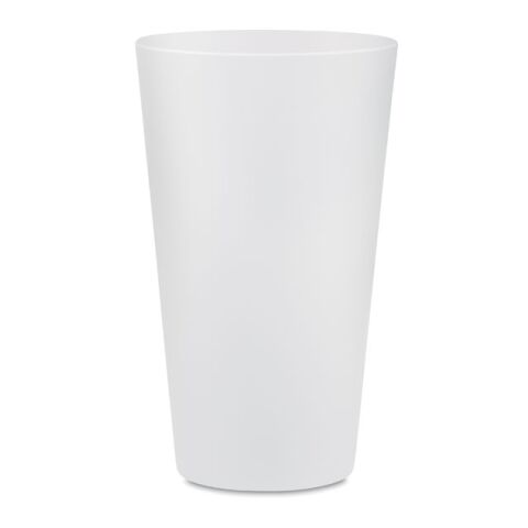 Festivalbecher aus Plastik, 300ml transparent weiß | ohne Werbeanbringung | Nicht verfügbar | Nicht verfügbar