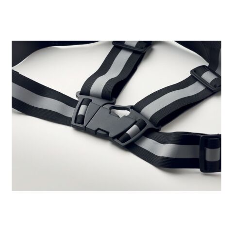 Reflektierende Gürtelweste schwarz | ohne Werbeanbringung | Nicht verfügbar | Nicht verfügbar | Nicht verfügbar