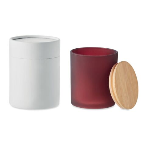 Kerze im Glas 120 g bordeaux | ohne Werbeanbringung | Nicht verfügbar | Nicht verfügbar