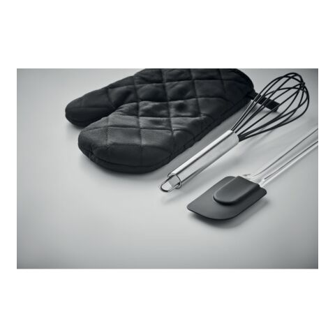 Backzubehör-Set schwarz | ohne Werbeanbringung | Nicht verfügbar | Nicht verfügbar | Nicht verfügbar