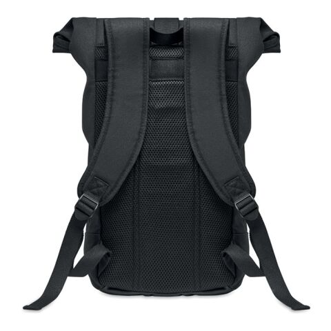 Rolltop-Rucksack Canvas schwarz | ohne Werbeanbringung | Nicht verfügbar | Nicht verfügbar | Nicht verfügbar