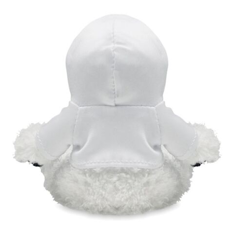 Plüsch-Panda mit Hoody weiß | ohne Werbeanbringung | Nicht verfügbar | Nicht verfügbar | Nicht verfügbar