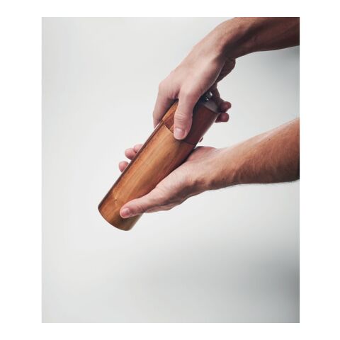 Pfeffermühle aus Akazienholz holzfarben | ohne Werbeanbringung | Nicht verfügbar | Nicht verfügbar | Nicht verfügbar