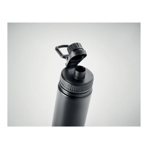 Doppelwandige Flasche 500 ml mit Trageschlaufe schwarz | ohne Werbeanbringung | Nicht verfügbar | Nicht verfügbar | Nicht verfügbar