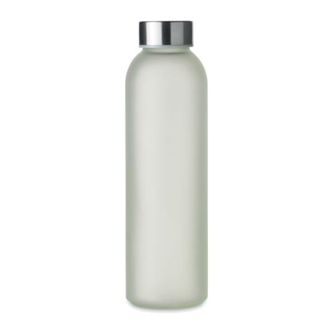 Glasflasche Subli 500ml transparent weiß | ohne Werbeanbringung | Nicht verfügbar | Nicht verfügbar | Nicht verfügbar