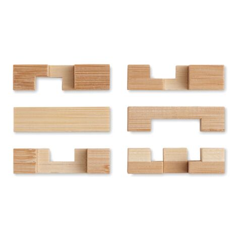 Holzpuzzle/Gehirnjogging Bambus holzfarben | ohne Werbeanbringung | Nicht verfügbar | Nicht verfügbar | Nicht verfügbar