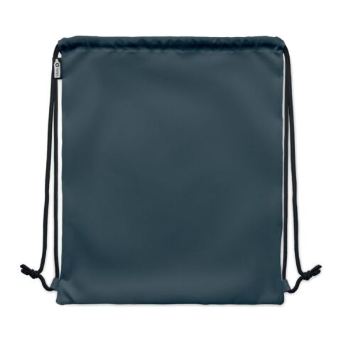 Großer Beutel mit Kordelzug RPET-Polyester marineblau