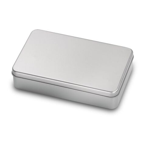 Weinset mit Metallbox mattsilber | ohne Werbeanbringung | Nicht verfügbar | Nicht verfügbar