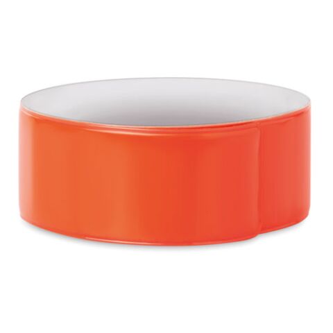 Snap-Reflektorband aus PVC orange | ohne Werbeanbringung | Nicht verfügbar | Nicht verfügbar