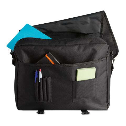 Dokumententasche 600D Polyester schwarz | ohne Werbeanbringung | Nicht verfügbar | Nicht verfügbar | Nicht verfügbar