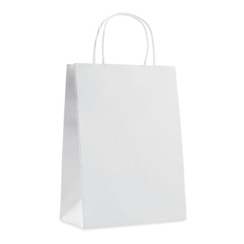 Geschenkpapiertüte, medium weiß | ohne Werbeanbringung | Nicht verfügbar | Nicht verfügbar | Nicht verfügbar
