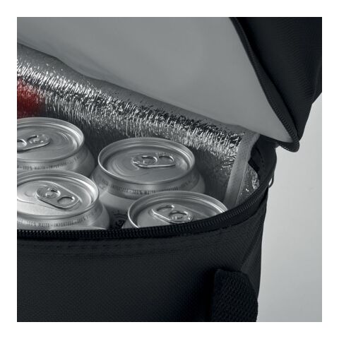 Kühltasche mit 2 Reißverschlussfächern schwarz | ohne Werbeanbringung | Nicht verfügbar | Nicht verfügbar | Nicht verfügbar