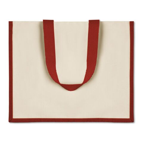 Jute/Canvas Shopper rot | ohne Werbeanbringung | Nicht verfügbar | Nicht verfügbar | Nicht verfügbar