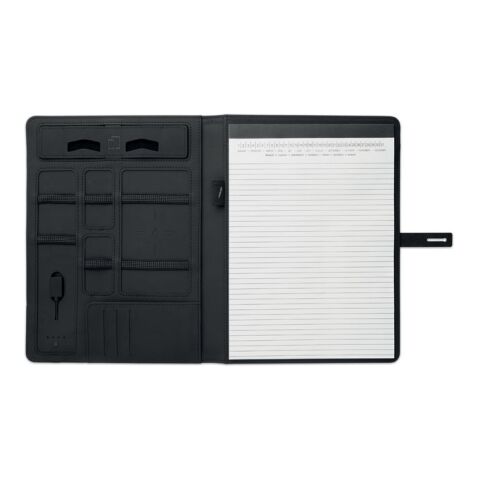 DINA4 Portfolio &amp; Ladestation schwarz | ohne Werbeanbringung | Nicht verfügbar | Nicht verfügbar | Nicht verfügbar