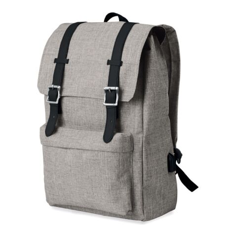 Rucksack mit USB-Ladekabel grau | ohne Werbeanbringung | Nicht verfügbar | Nicht verfügbar | Nicht verfügbar