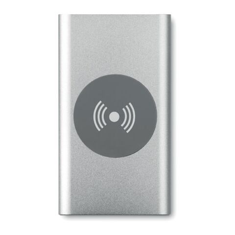 Ladestation mit Powerbank mattsilber | ohne Werbeanbringung | Nicht verfügbar | Nicht verfügbar | Nicht verfügbar