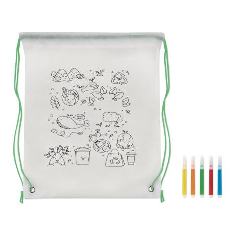 Gestaltbarer Kordelzugbeutel limette | ohne Werbeanbringung | Nicht verfügbar | Nicht verfügbar | Nicht verfügbar