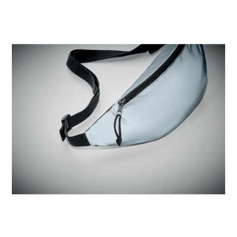 Reflektierende Gürteltasche mattsilber | ohne Werbeanbringung | Nicht verfügbar | Nicht verfügbar