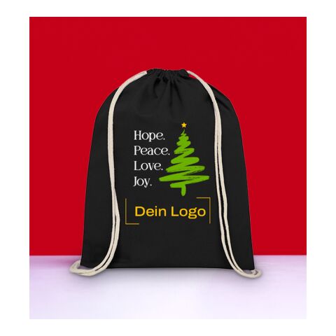 *Christmas* Oregon Beutel Schwarz | Hope &amp; Peace | 4C DTF Transfer