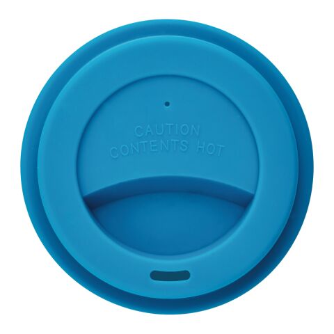 ECO PLA Kaffeebecher blau-weiß | ohne Werbeanbringung | Nicht verfügbar | Nicht verfügbar