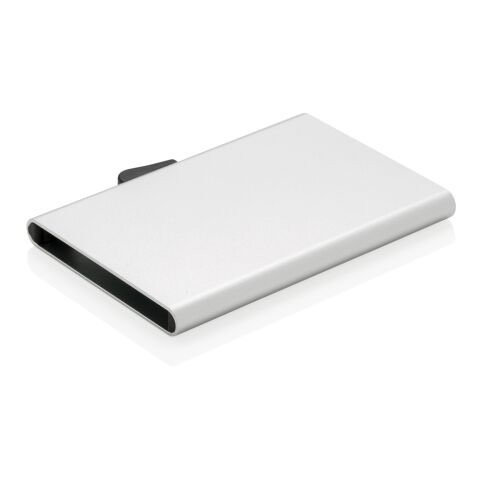 C-Secure Aluminium RFID Kartenhalter silber | ohne Werbeanbringung | Nicht verfügbar | Nicht verfügbar | Nicht verfügbar