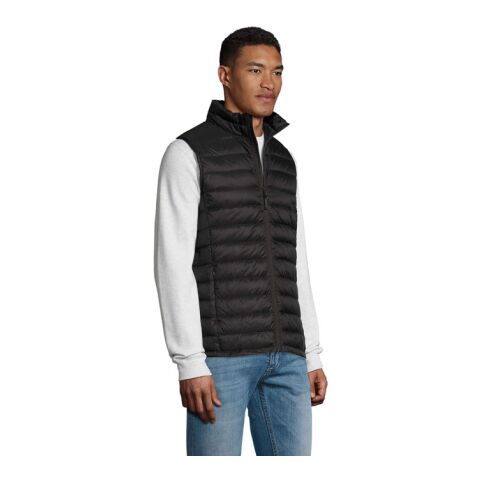 WILSON BW HERREN 380T schwarz | S | Stickerei | Vorderseite Brust | 100 mm x 40 mm | 40