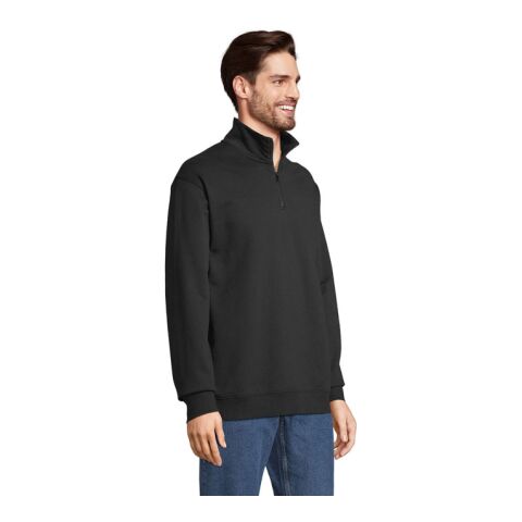 CONRAD Sweater Zip Kragen schwarz | XS | ohne Werbeanbringung | Nicht verfügbar | Nicht verfügbar | Nicht verfügbar