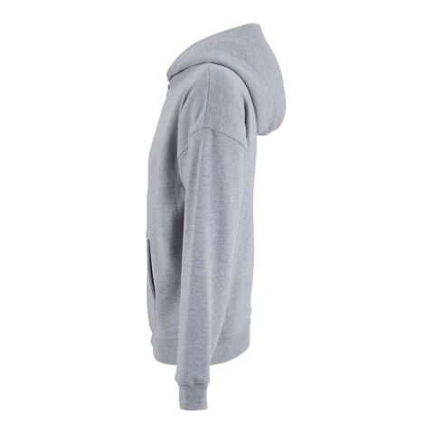 Elliot Fullzip Hoodie grau melange 2 | XL | ohne Werbeanbringung