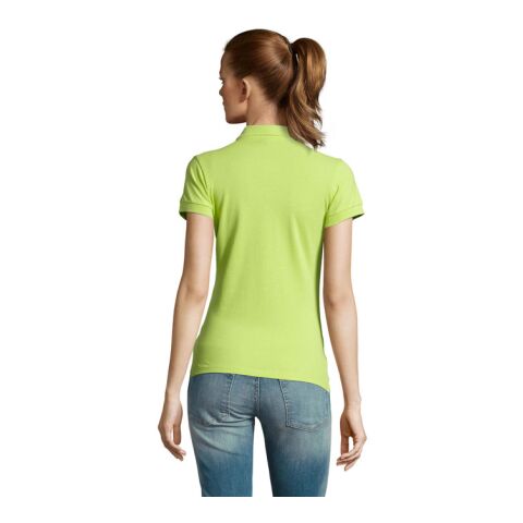 PASSION DAMEN POLO 170g apfelgrün | M | 1-farbiger Siebdruck | Vorderseite | 200 mm x 200 mm | Nicht verfügbar