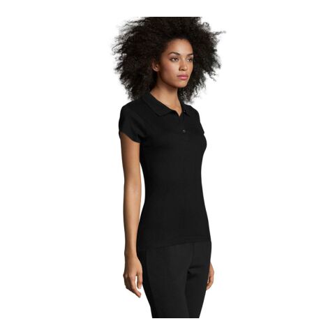 Prescott Damen-Poloshirt 170 tiefschwarz | XL