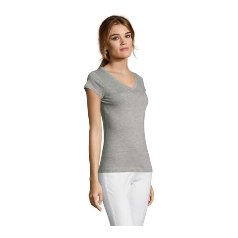 MOON DAMEN T-SHIRT 150g grau melange | XL | ohne Werbeanbringung | Nicht verfügbar | Nicht verfügbar | Nicht verfügbar