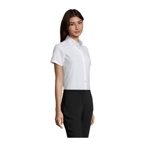 Elite Damen-Oxfordhemd weiß | 3XL