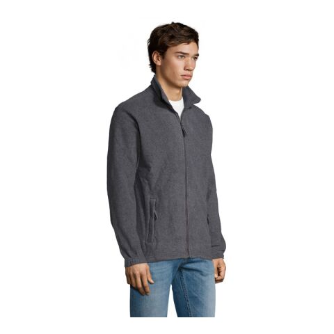 NORTH MEN Fleece-Jacke grau melange | XXL | ohne Werbeanbringung | Nicht verfügbar | Nicht verfügbar | Nicht verfügbar