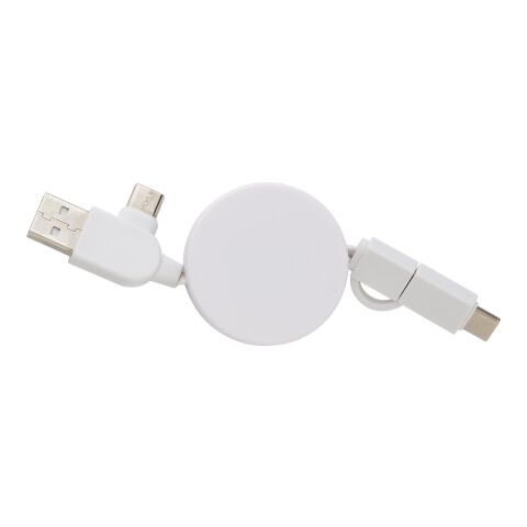 Verlängerbares ABS-Ladekabel Jared Schwarz | ohne Werbeanbringung | Nicht verfügbar | Nicht verfügbar