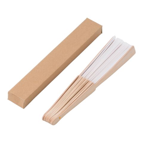 rPET-Handfächer Rosanne gebrochenes weiß | ohne Werbeanbringung | Nicht verfügbar | Nicht verfügbar