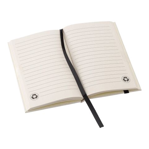 Notizbuch aus recyceltem Milchkarton A6 Bohdi Schwarz/weiß | ohne Werbeanbringung | Nicht verfügbar | Nicht verfügbar