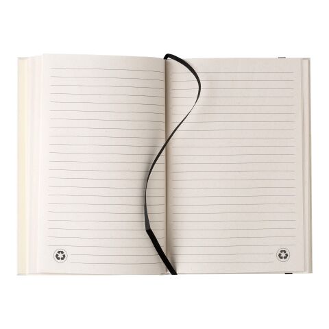 Recycling-Milchkarton Notizbuch A5 Hudson Schwarz/weiß | ohne Werbeanbringung | Nicht verfügbar | Nicht verfügbar