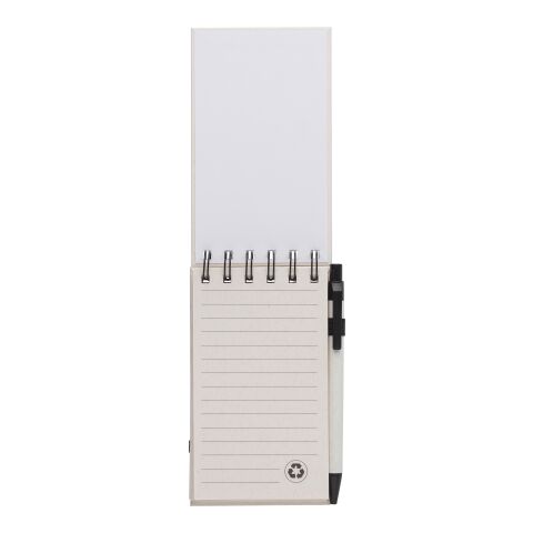 Notizbuch aus recyceltem Milchkarton Martha Schwarz/weiß | ohne Werbeanbringung | Nicht verfügbar | Nicht verfügbar