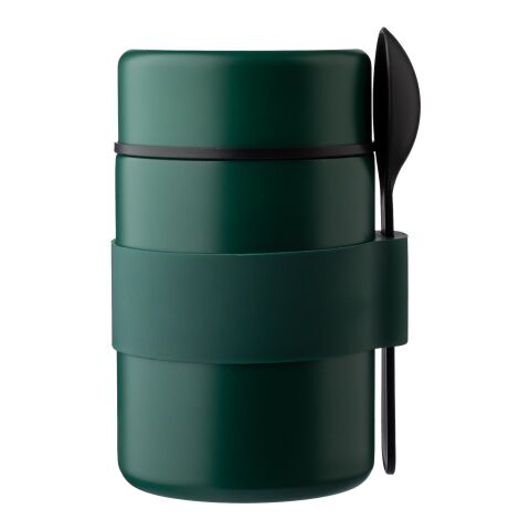 Doppelwandige Lunchbox Niko aus Edelstahl Grau | ohne Werbeanbringung | Nicht verfügbar | Nicht verfügbar