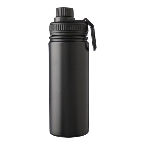 Doppelwandige Edelstahl-Trinkflasche 500 ml Tschad Schwarz | ohne Werbeanbringung | Nicht verfügbar | Nicht verfügbar