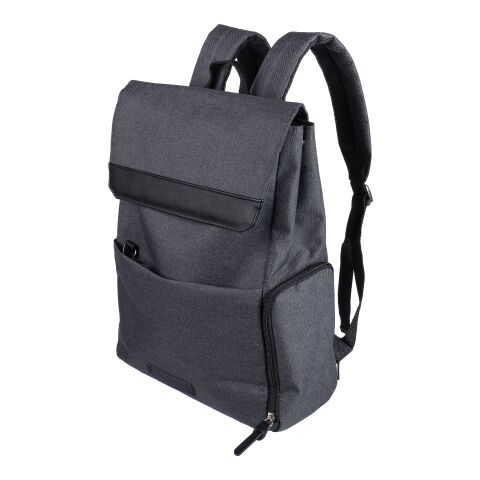 15 Zoll Laptop-Rucksack aus 600D Polyester-Gewebe Dennis Schwarz | ohne Werbeanbringung | Nicht verfügbar | Nicht verfügbar