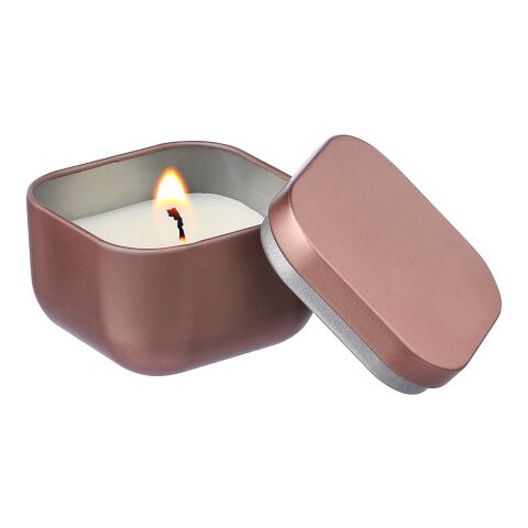 Metall Kerze Laurie rosa/gold | ohne Werbeanbringung | Nicht verfügbar | Nicht verfügbar