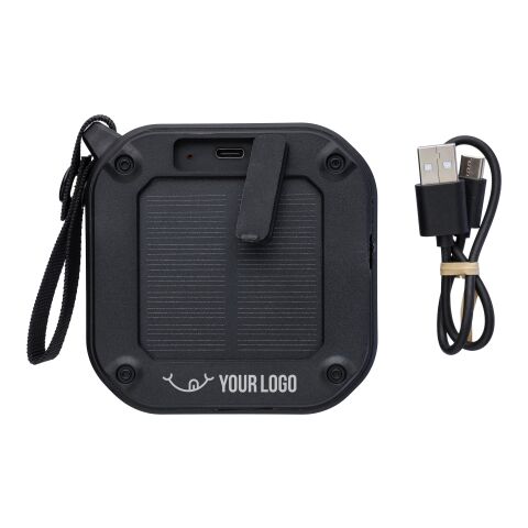 Außenlautsprecher aus recyceltem ABS Lois Schwarz | ohne Werbeanbringung | Nicht verfügbar | Nicht verfügbar