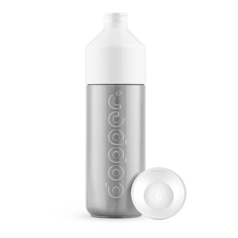 Dopper Silver Insulated (580 ml) silber/weiß | ohne Werbeanbringung | Nicht verfügbar | Nicht verfügbar